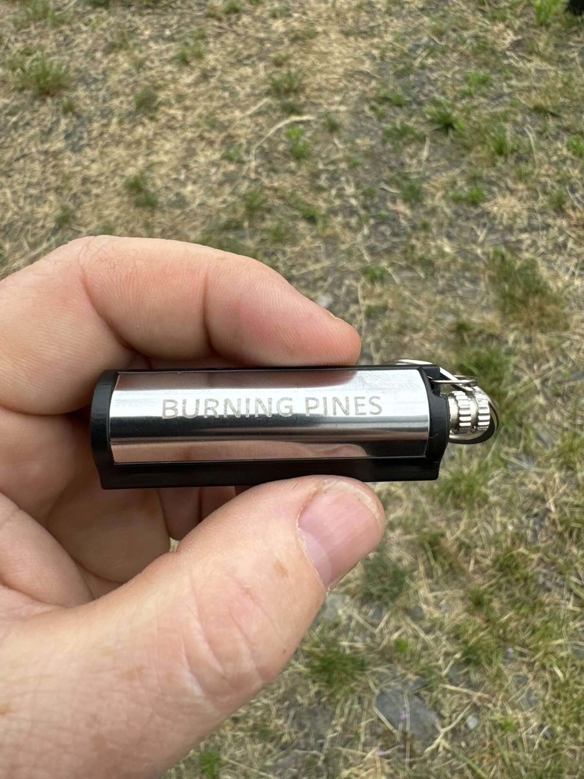 Fire Starter Flint Match Striker Lighter Camp Survival Gear BURNING PINES