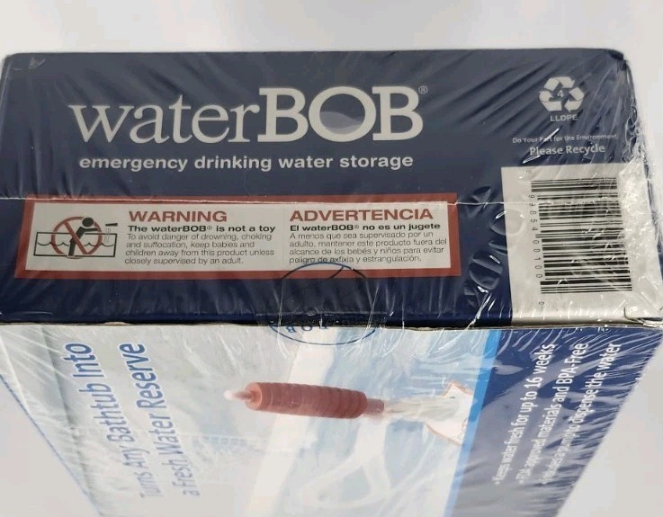WaterBOB Emergency Survival Drinking Water Storage – 100 Gallons -New- Sealed