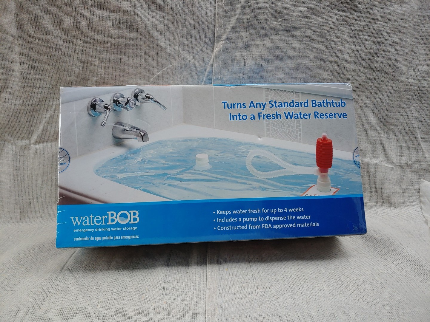 Water BOB Survival Emergency Drinking Fresh Water Storage 100-Gallons Kit SEALED