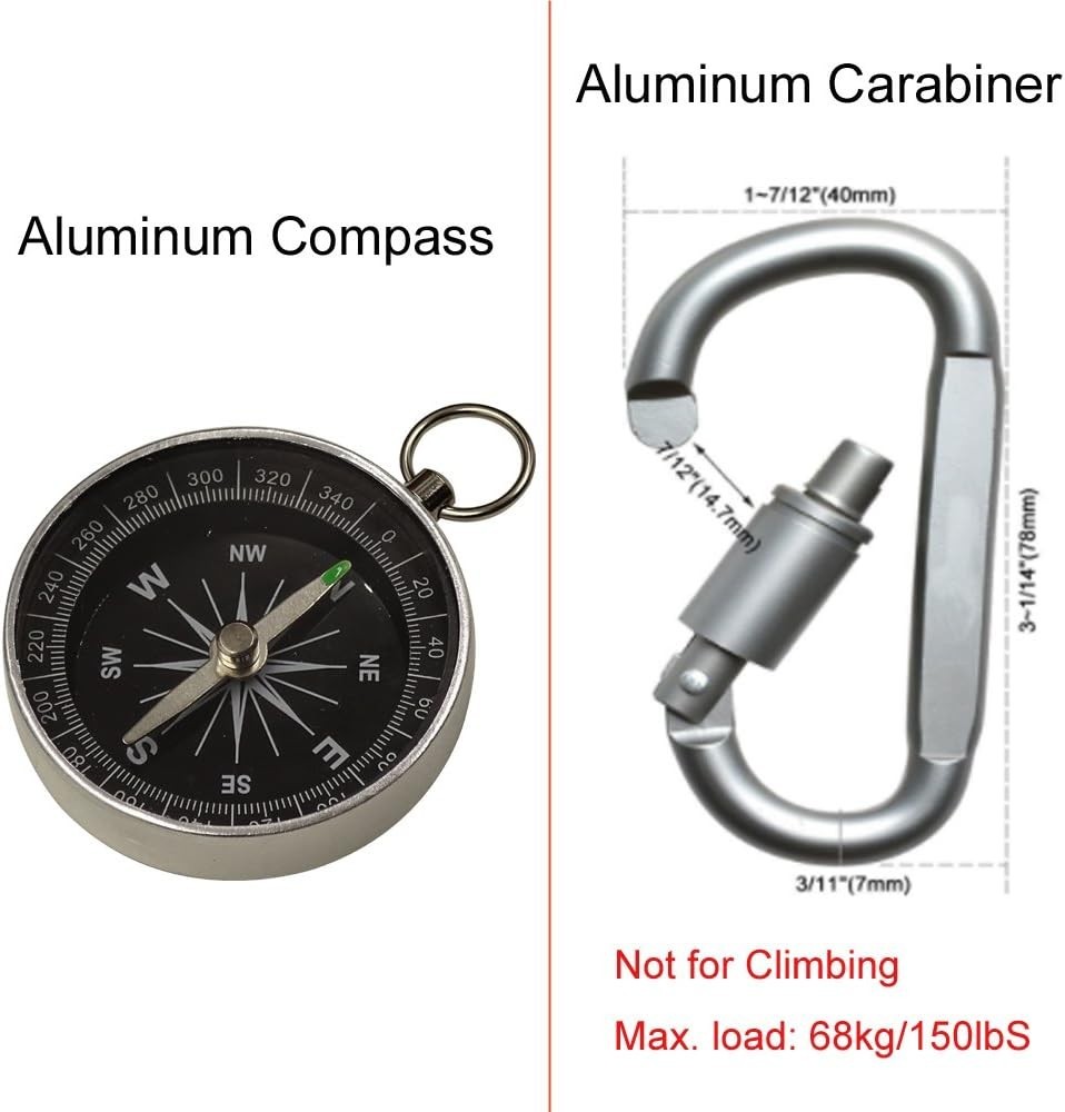Compact Mini Emergency Survival Kit for Adventures: 7 Essential Tools Included