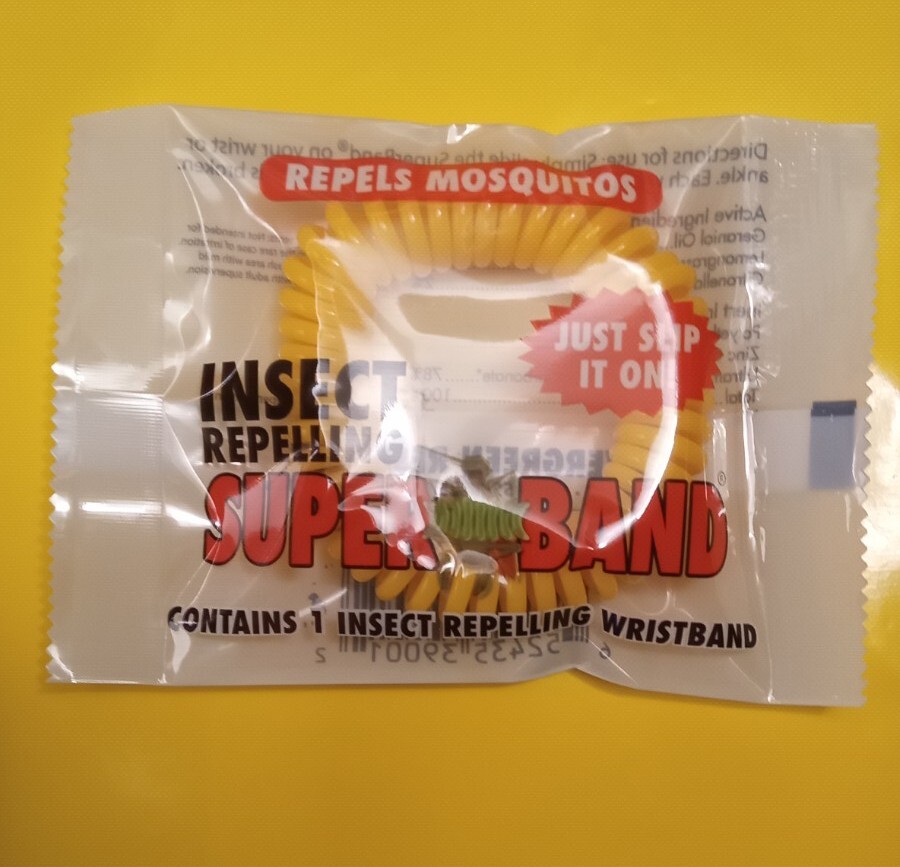 Super Band Mesquito Repellent Bracelet Wristband Individually Wrapped (3 PCS)