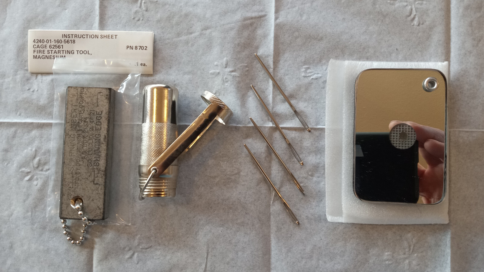 SURVIVAL KIT STARTER SET. NEVER VENTURE OUT WITHOUT IT