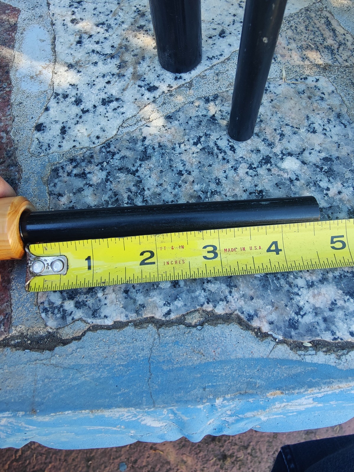 bushcraft 5″ x 1/2 ” ferrocerium rod yew wood handle | Ferro rod | mischmetal