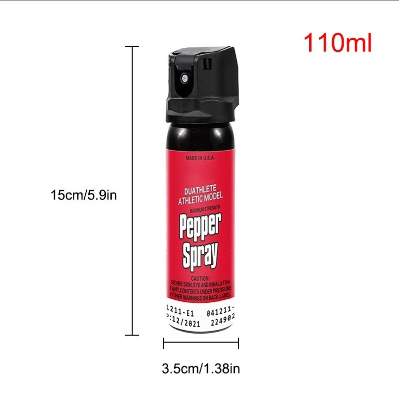 3 Packs Pepper Spray – Maximum Strength OC Spray, 12ft, 40 Bursts