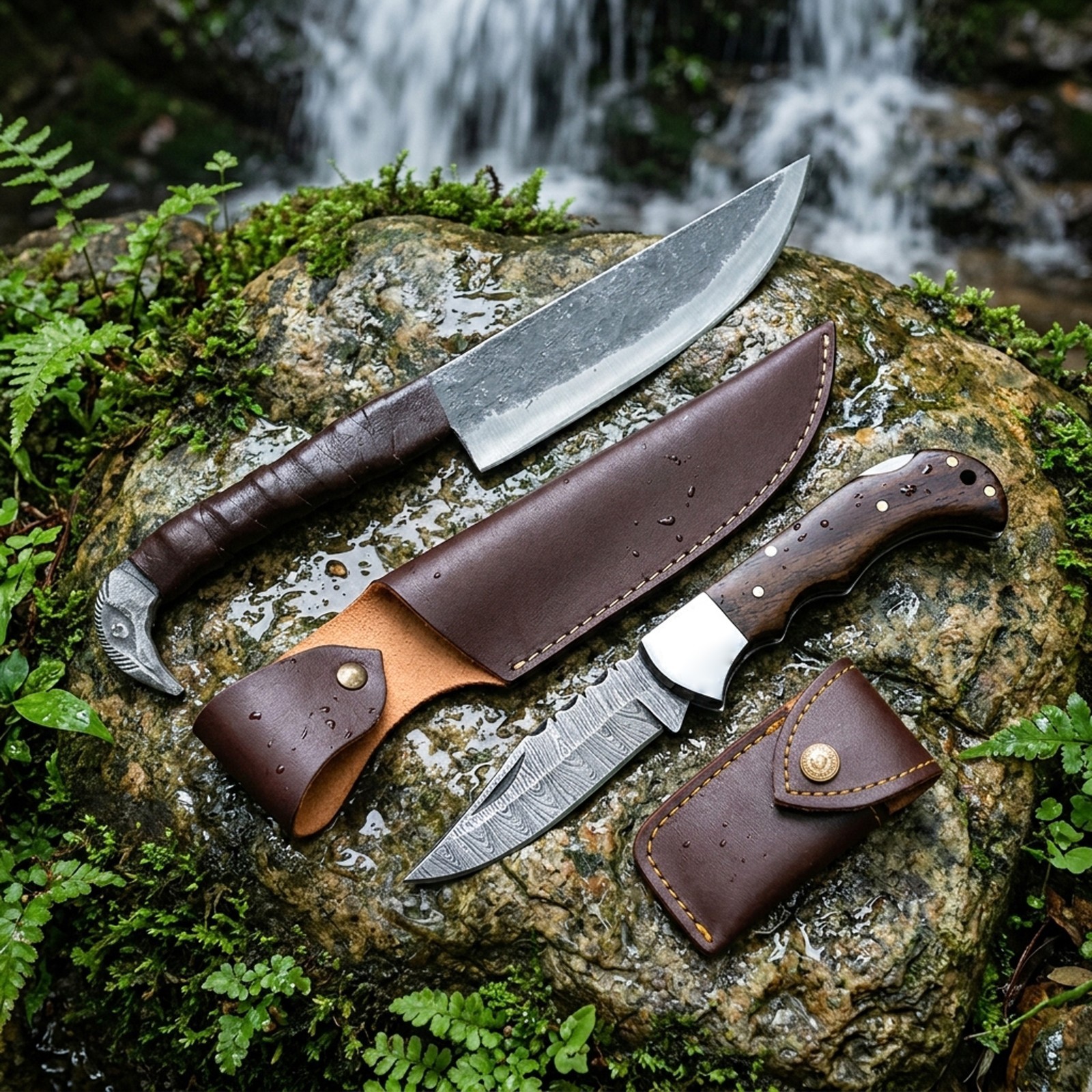 Handmade Sons of Odin: 9.5-Inch Norse Viking Knife with Raven’s Head Hilt