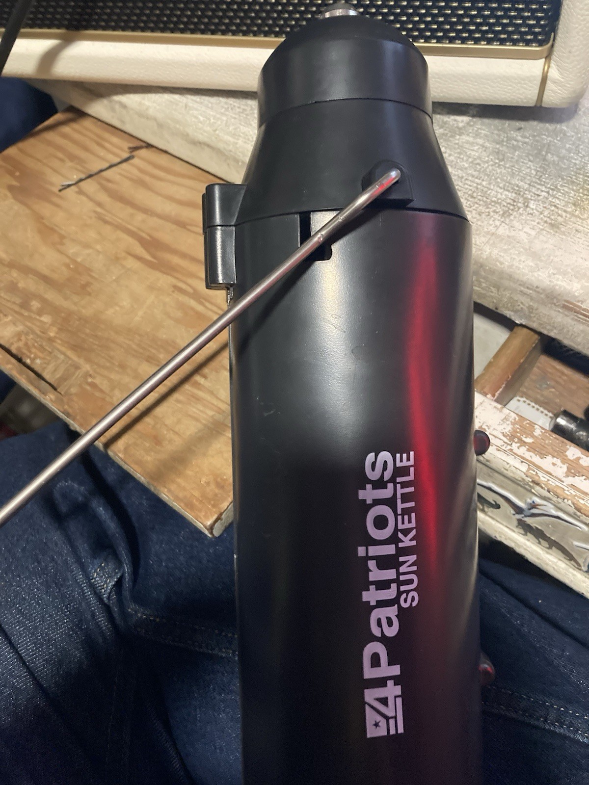 Used 4Patriots Sun Kettle Rocket Solar Cooker Boil Water Heater Survival 16.9 oz