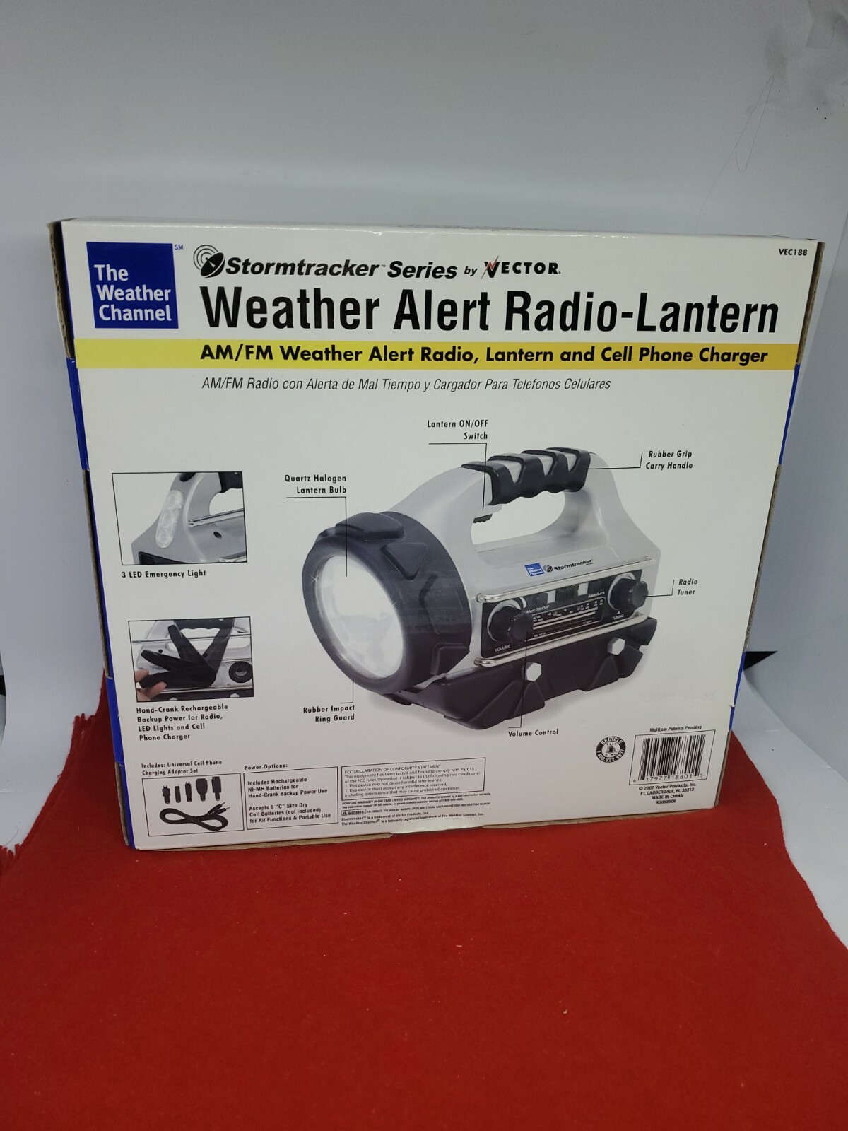 Vector Stormtracker VEC188 Weather Alert Radio Lantern NEW OUTDOOR SURVIVAL