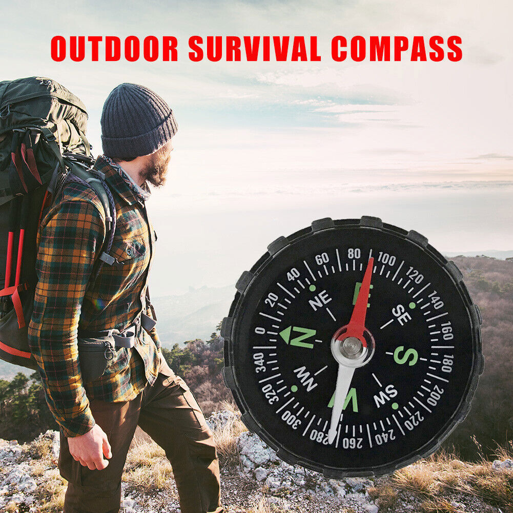 1x Precise Compass Pocket Outdoor Camping Hiking Tool Guider Survival Navigation