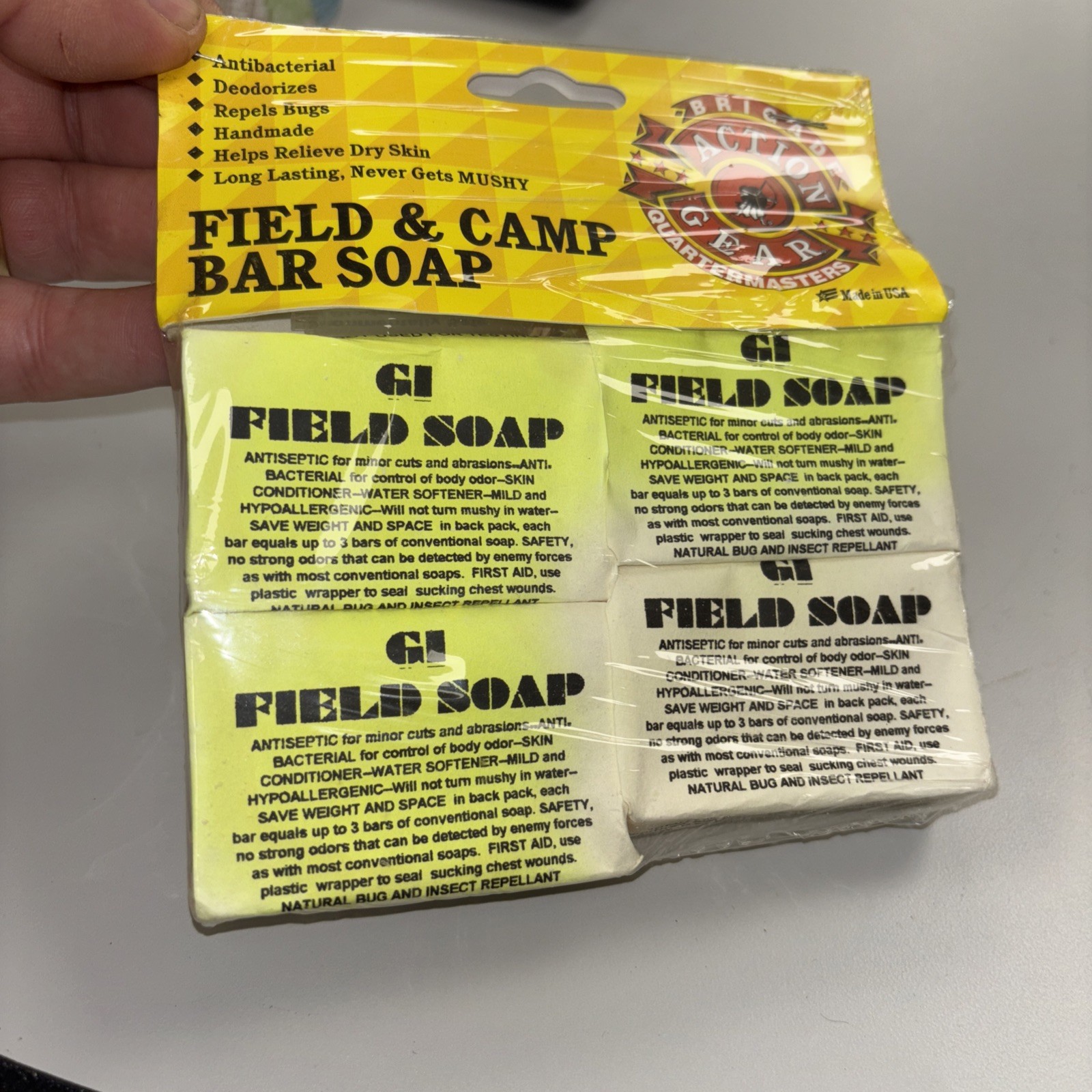 Vintage G.I. field and camp bar soap g1