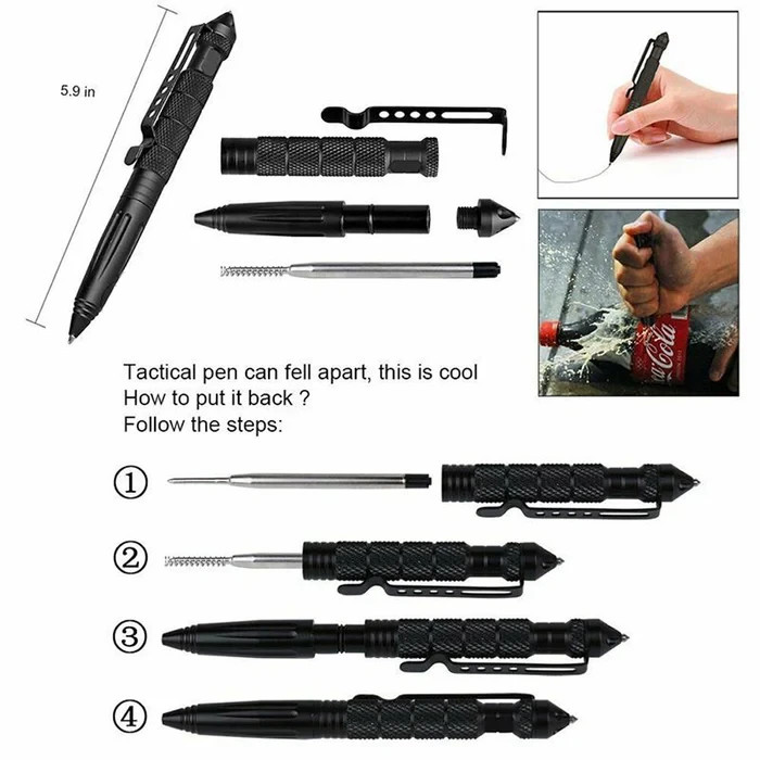 Tactical Emergency Equipment Survival Kit Outdoor Sport Hiking Camping SOS Tool