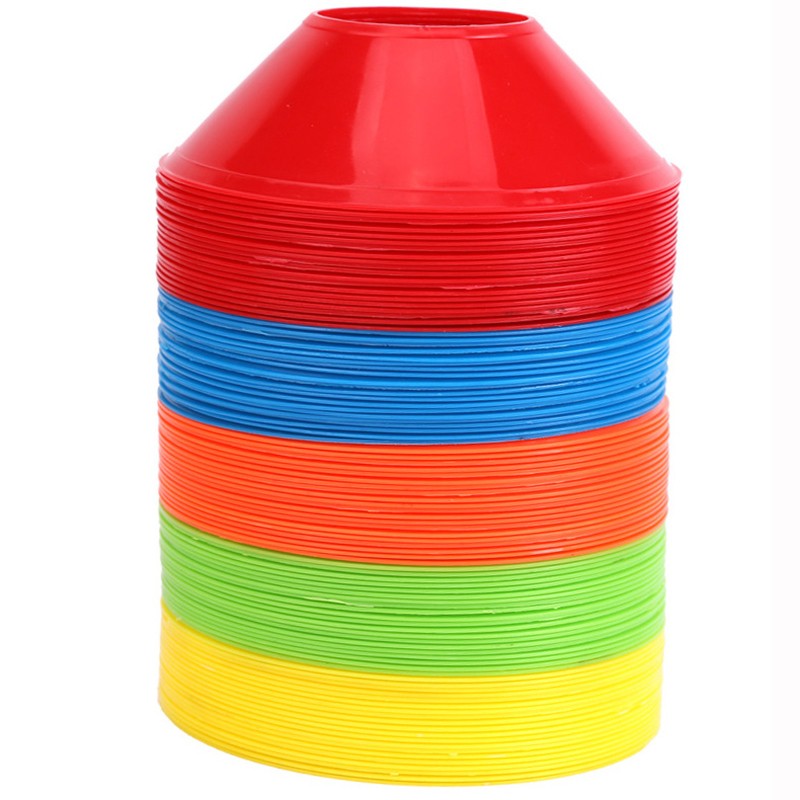 10pcs Cone Set Football Training Equipment For Kid Disc Cones Agility Exercise