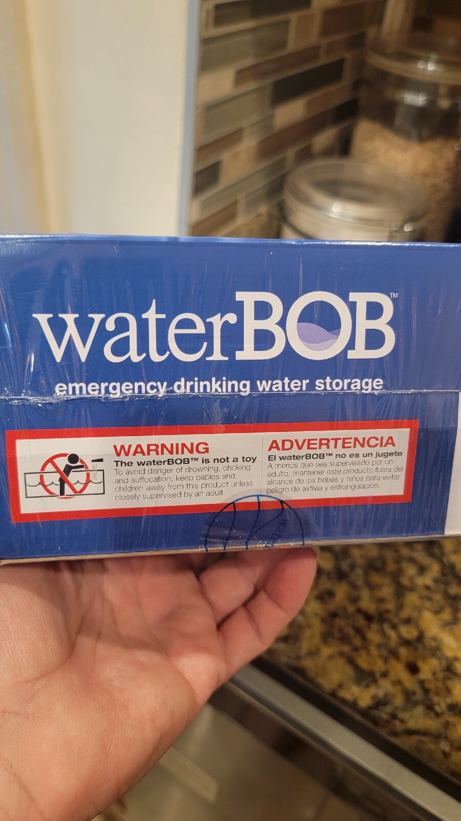 WaterBOB Bathtub Emergency Water Storage Container Drinking Water Storage 100