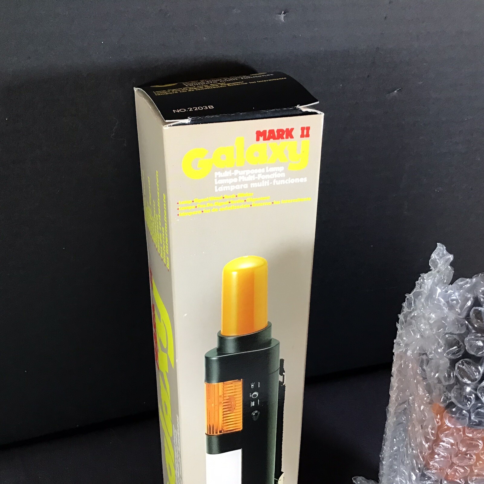 Vintage New Mark II Galaxy Multi Purpose Emergency Lamp Model FT 2203B NIB