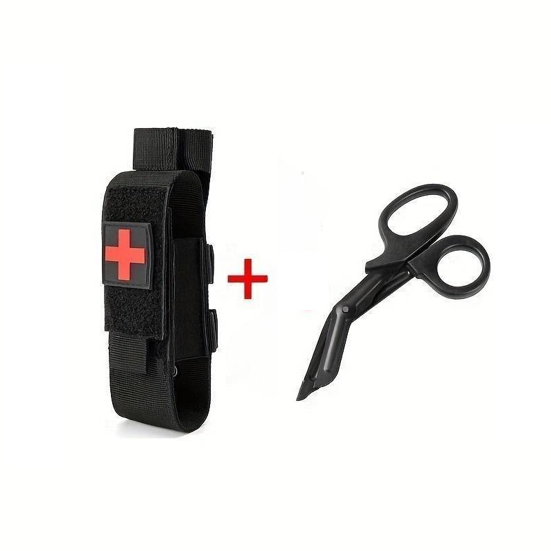 Practical IFAK trauma first aid tool storage, MOLLE tourniquet storage bag