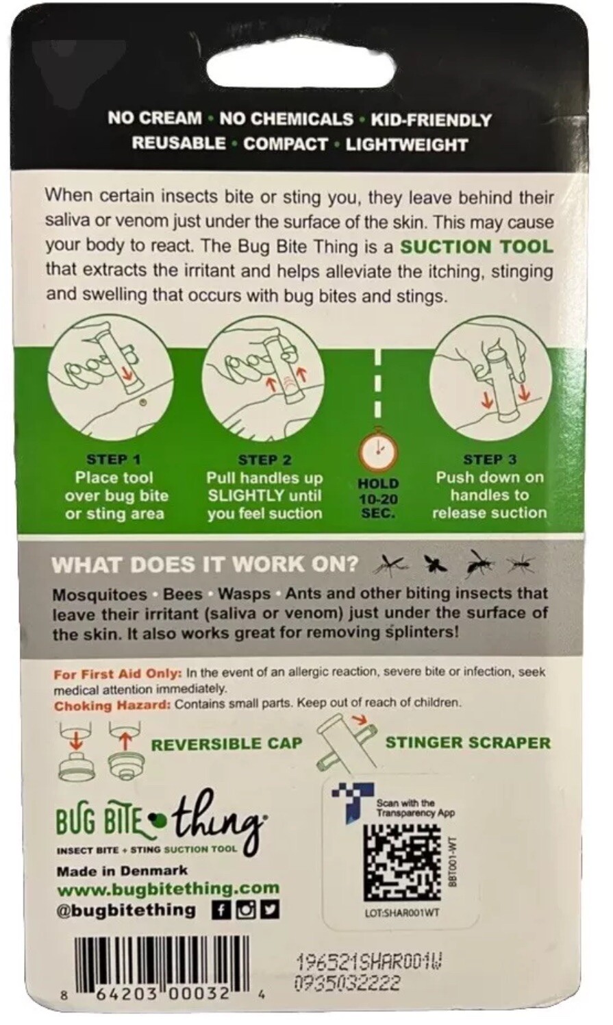 Bug Bite Thing Suction Tool Poison Remover Insect Bite and Sting