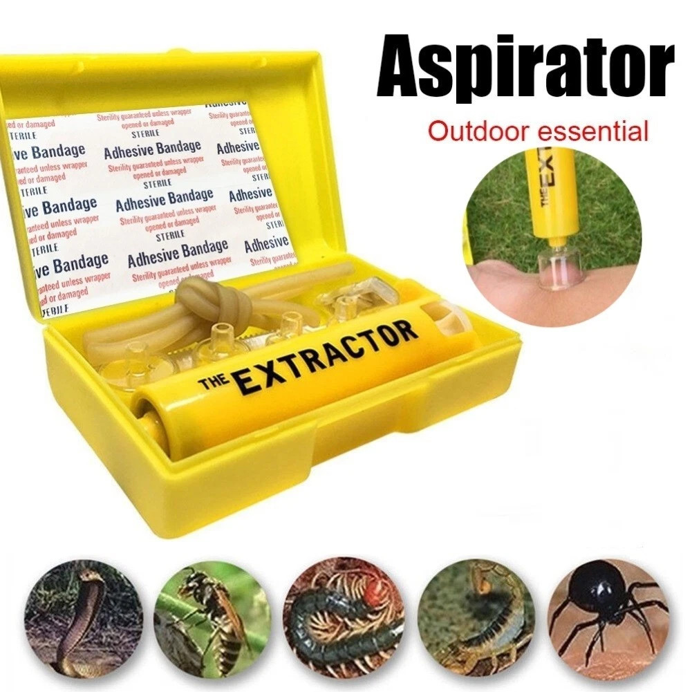 High Quality Portable Outdoor Emergency Bee Bite Vacuum Extractor First Aid Tool