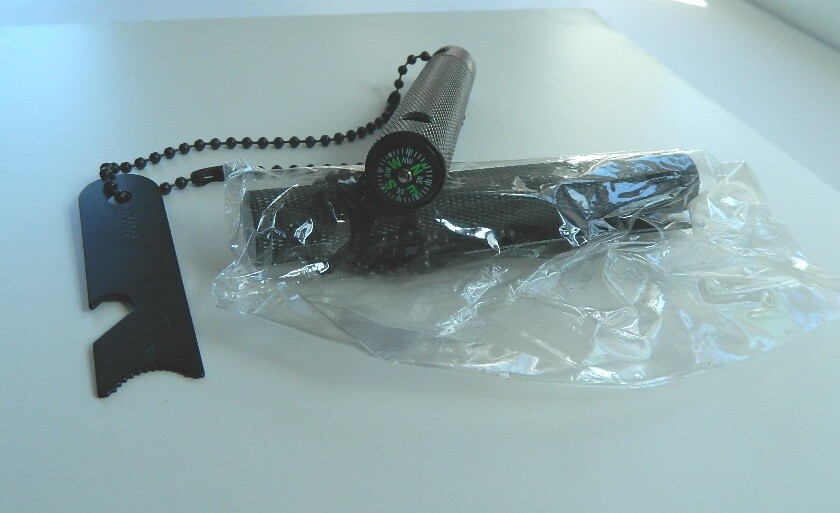 TWO 2.5 EIGHT IN ONE MAGNESIUM FERRO PREMIUM FLINTS W/COMPASS-MORE-NEW-US DEALER
