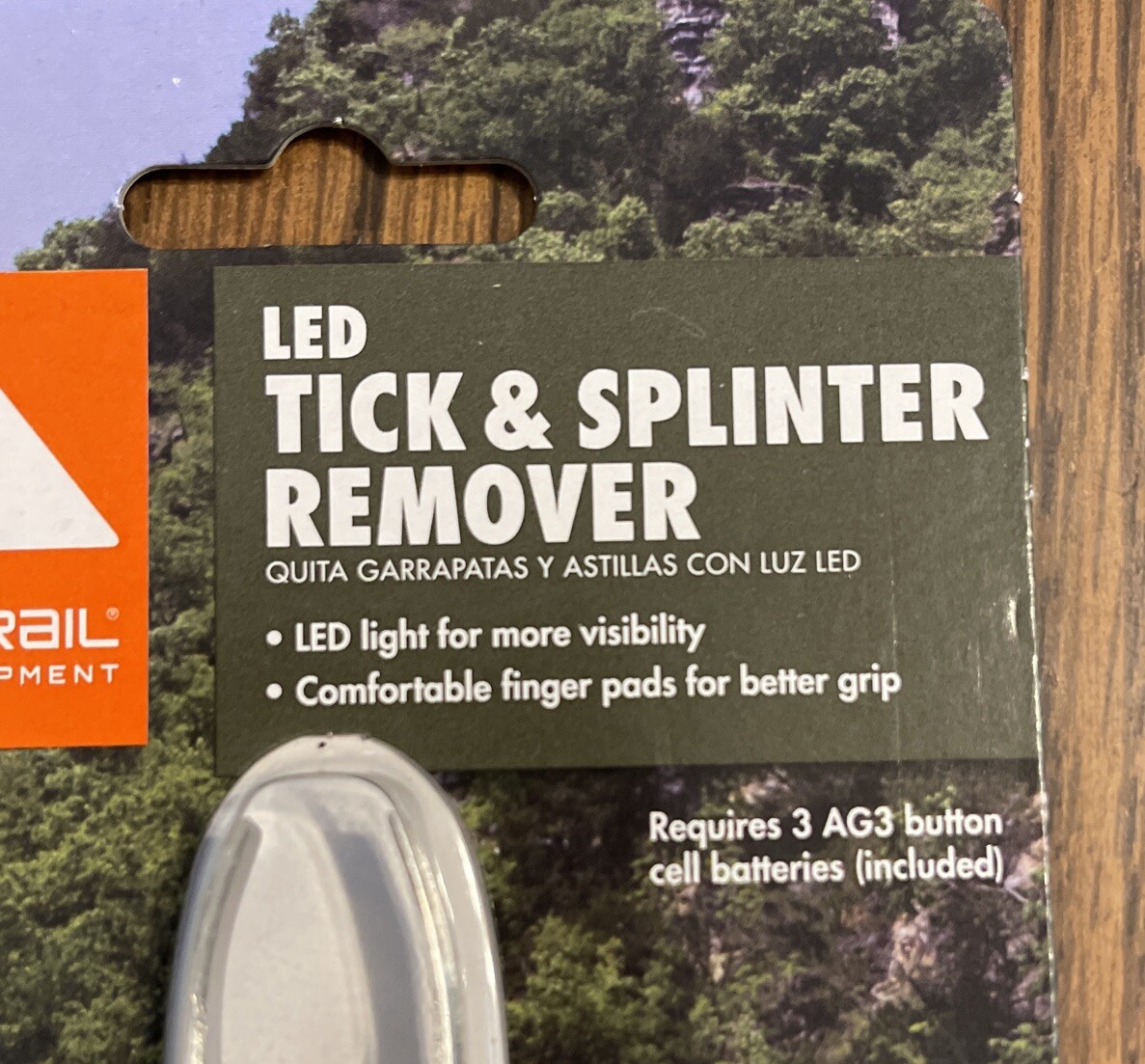 Ozark Trail Tick & Splinter Remover with LED Light (Batteries Included) NIP