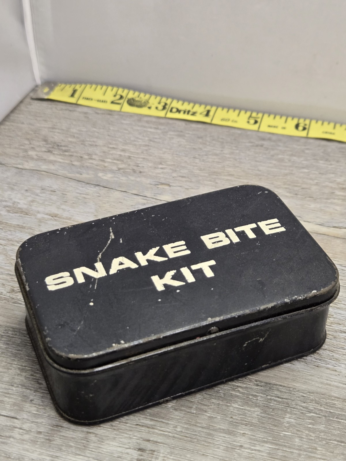 Vintage American Optical Snake Bite First Aid Suction Kit Open For Pics