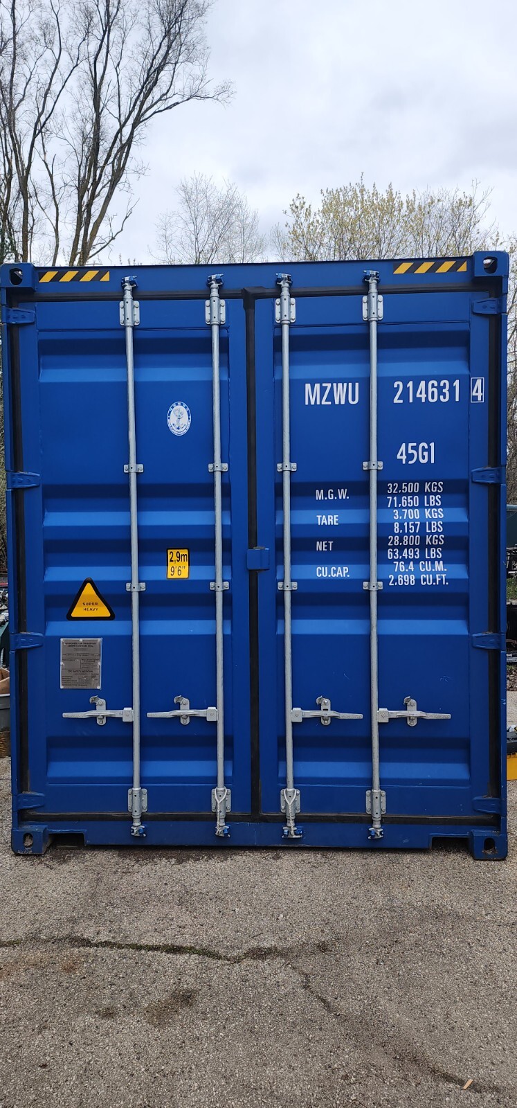 40′ Faraday Cage Shipping Container EMP Storage for Car Generator ATV Tools HDDs