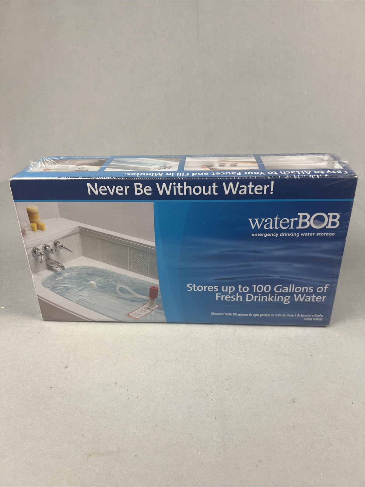 Water BOB Survival Emergency Drinking Fresh Water Storage 100-Gallons Kit-Sealed