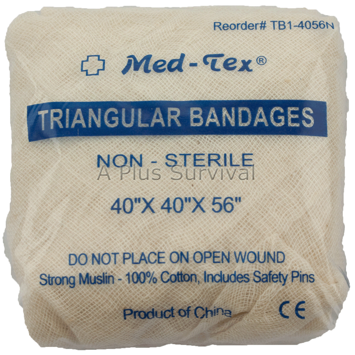 2 Pack Triangular Bandages 40″ Hospital EMT Emergency Survival First Aid Kits