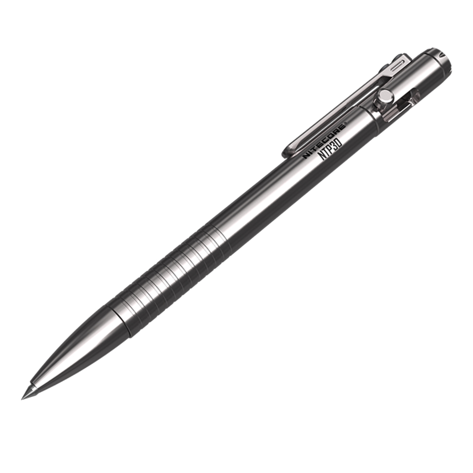~NEW~ Nitecore NTP30 Titanium Bidirectional Bolt Action Tactical Pen