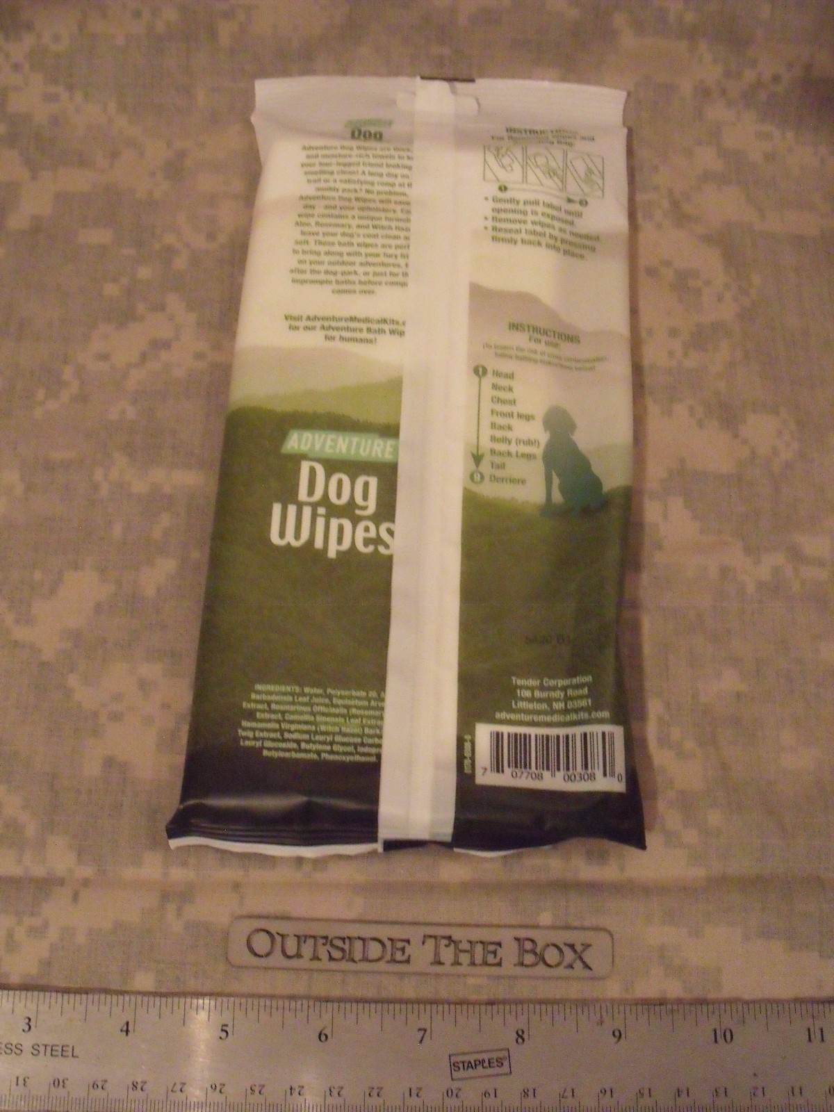 AMK – Adventure Dog Series “Adventure Dog Bath Wipes”, Adventure Medical Kits