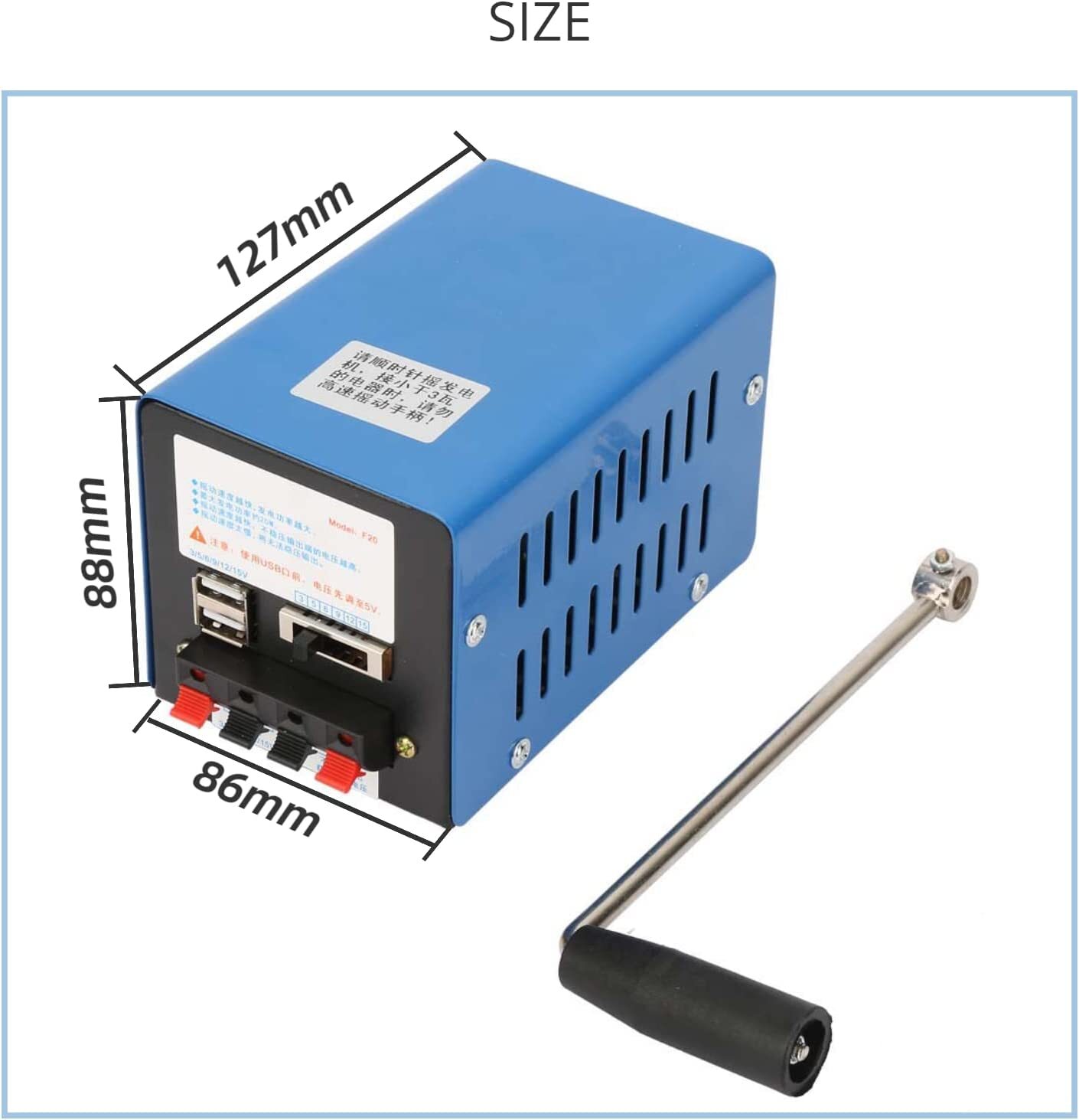 Portable Hand Crank Emergency Survival Generator Emergency Dynamo Charger USB