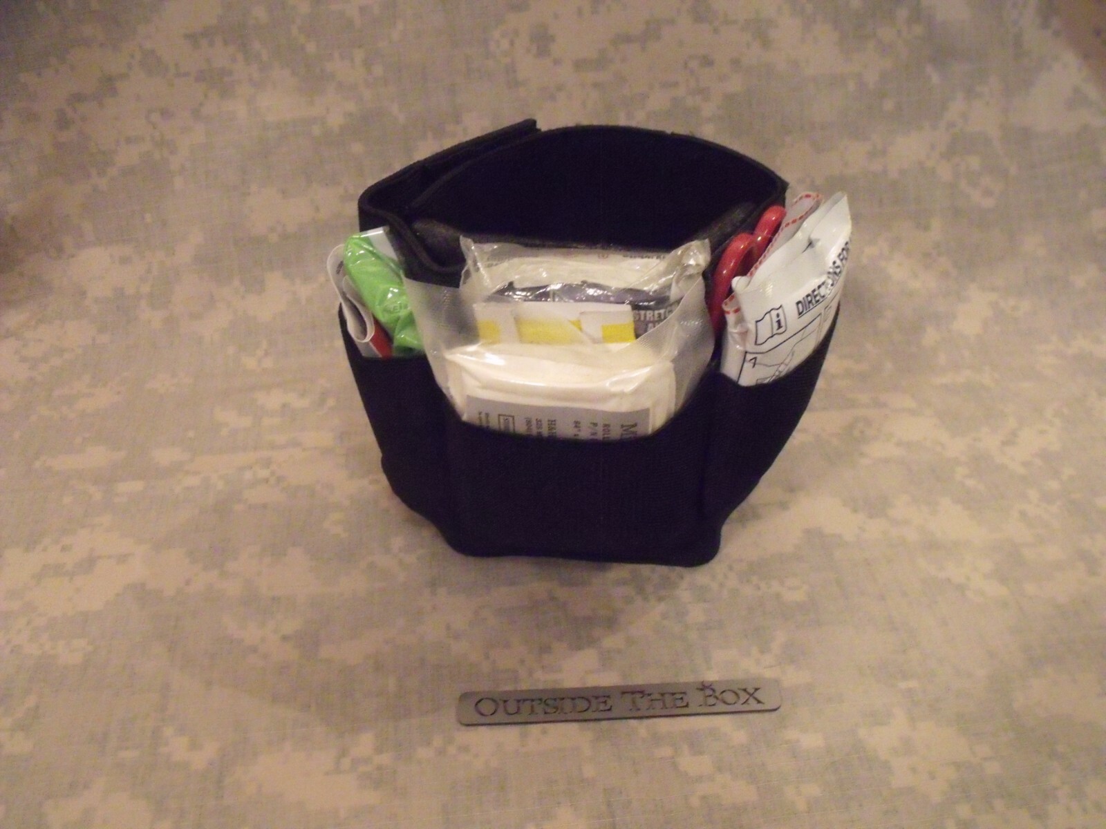 Ankle Holster First Aid Kit, Trauma (ITAK) – Fully Stocked! TQ, Gauze, Q-Clot +