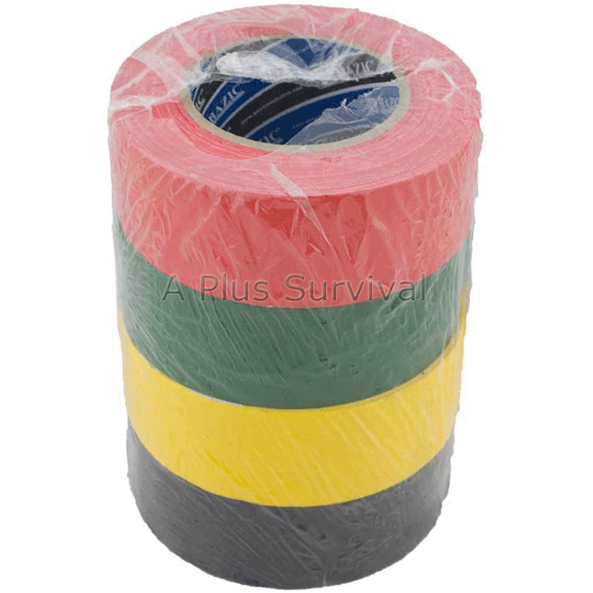 Triage Adhesive Tape 4 Pack – Yellow, Red, Green, Black