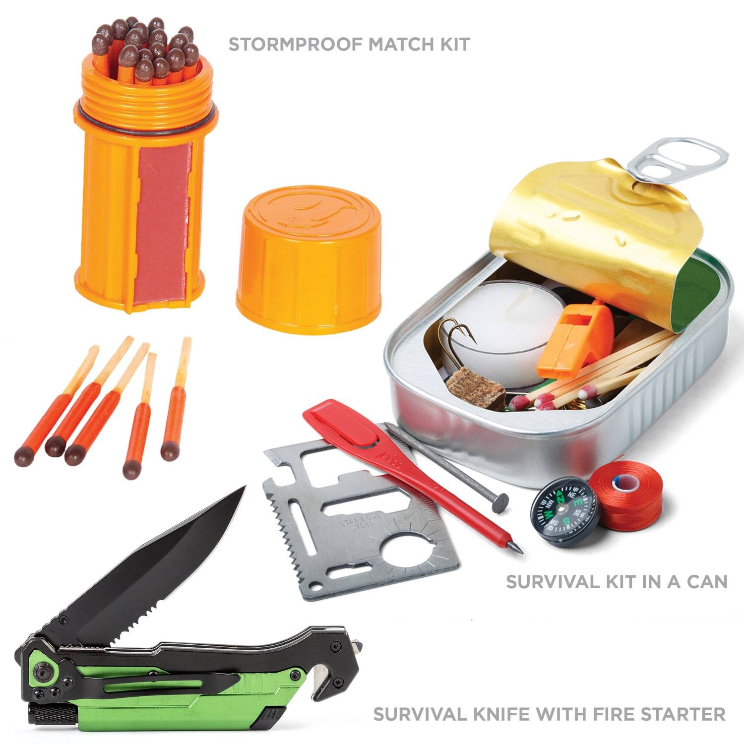 Lehman’s Pocket Emergency Survival Kit Compact Travel Size for One Pocket
