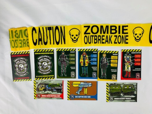New Zombie Outbreak Survival Kit w/Electronic Training Supplement Disc Z.E.R.O.