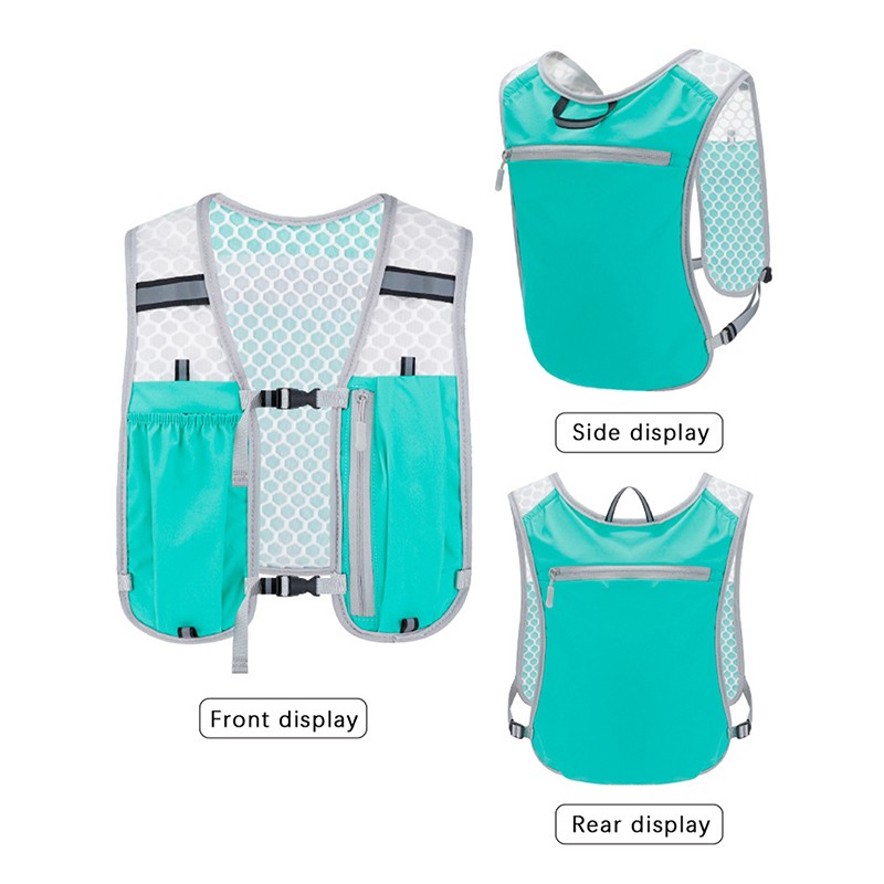 For Biking Running Storage Vest Lightweight Running Vest Reflective Chest Pack