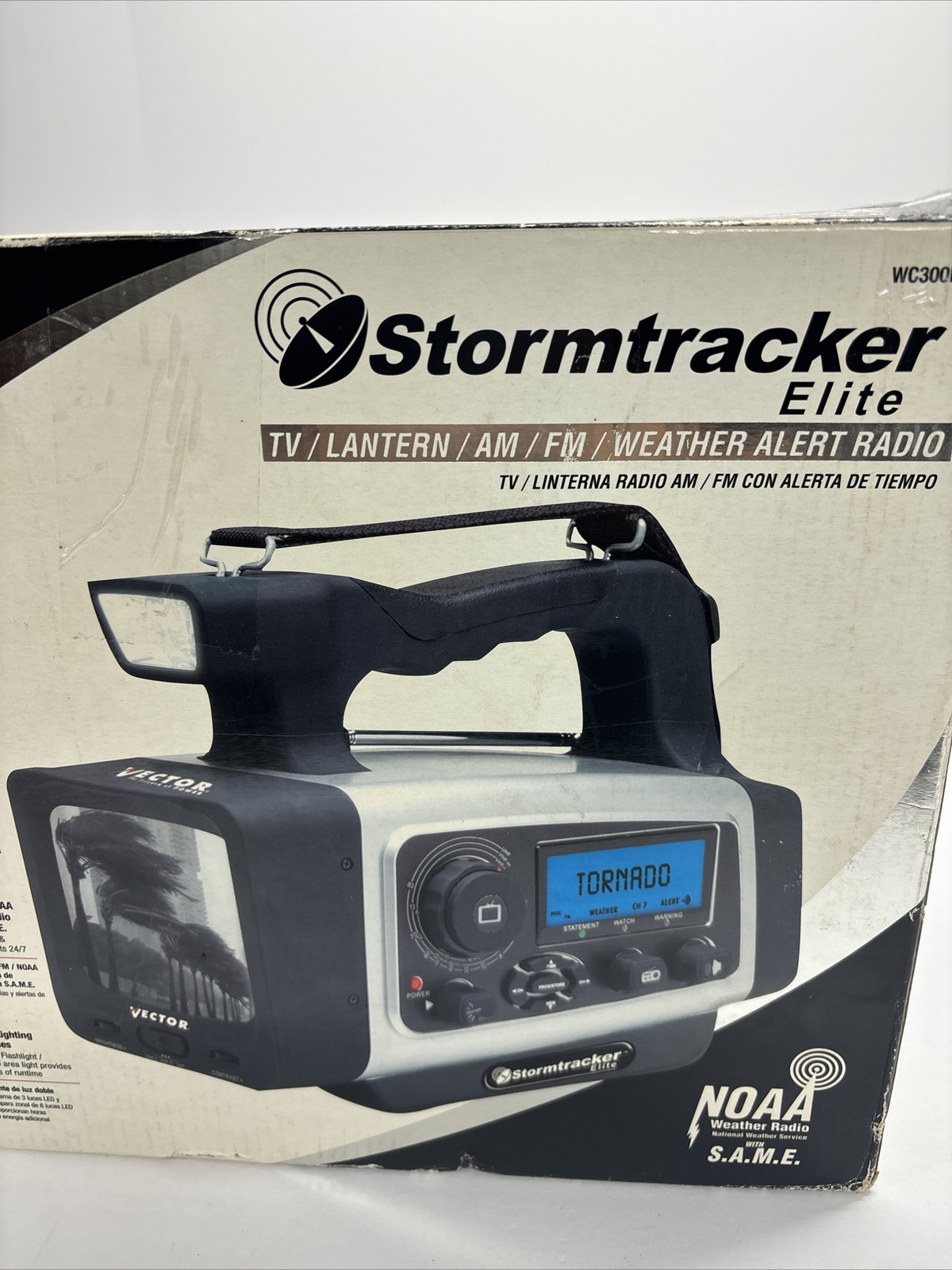 Vector Stormtracker Elite WC300DSV TV Lantern AM FM Weather Alert Radio