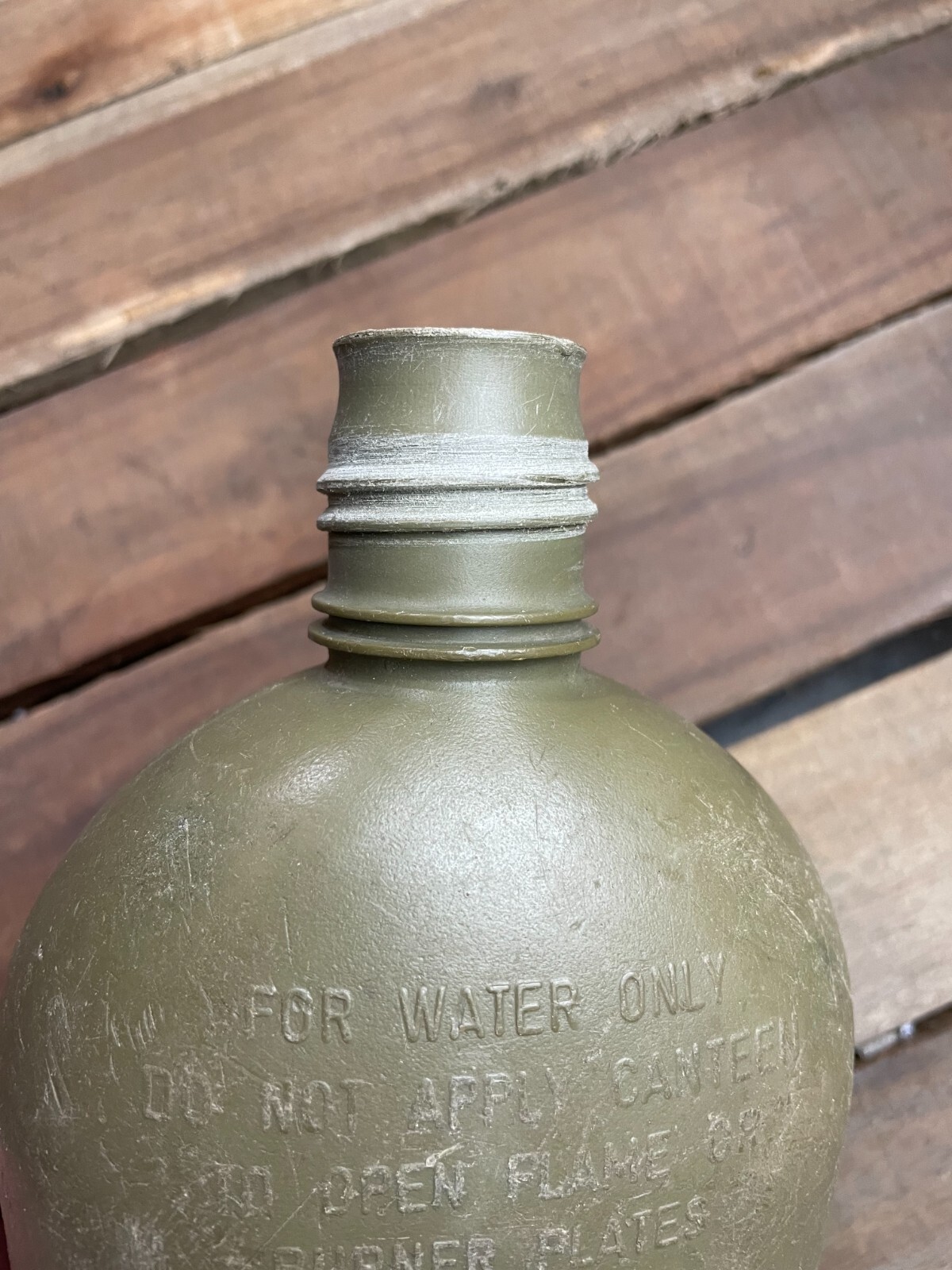 GENUINE US MILITARY SET 1 QUART QT CANTEEN w/ M1 NBC CAP AND COVER OD USGI VGC