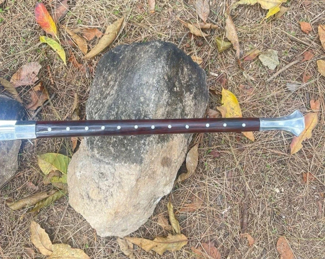 Handcrafted Viking Spear with Steel Blade – Tactical Hunting & Camping Ge