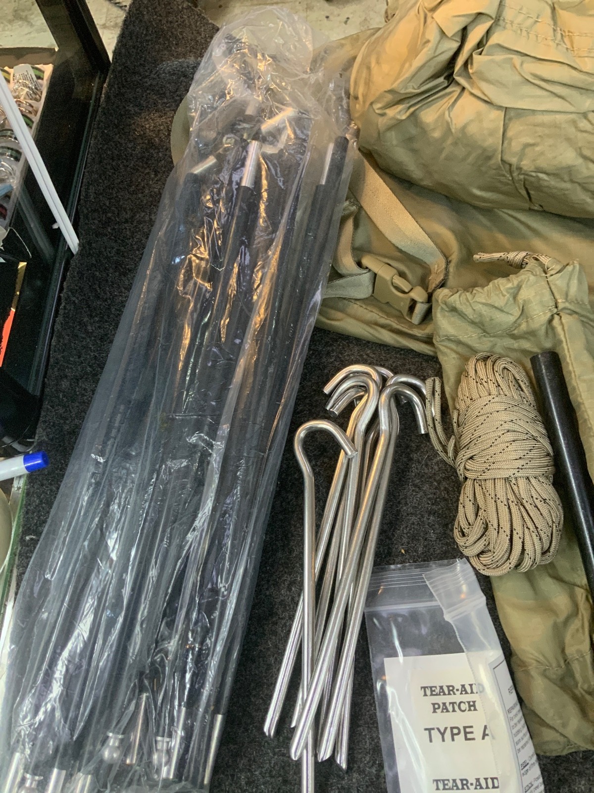 LITEFIGHTER 1 man Tent coyote tan 499 combat shelter system USGI