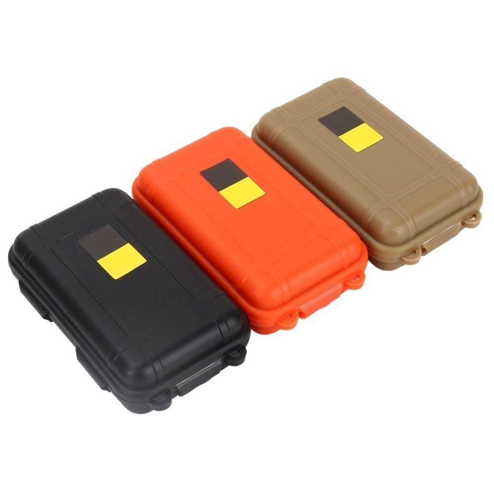 3Pcs Outdoor Survival Box, Container Storage Case Plastic Shockproof Boxes Su…