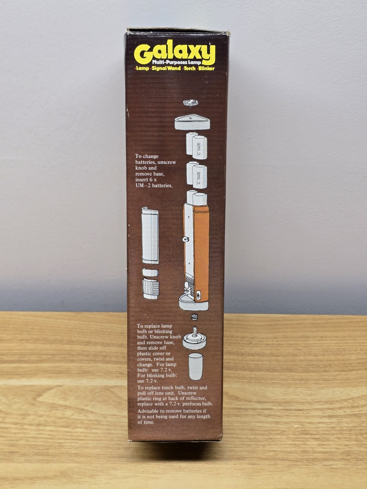 Mark II Galaxy Multi-Purpose Emergency Lamp 2203 Vintage Survival Light Torch