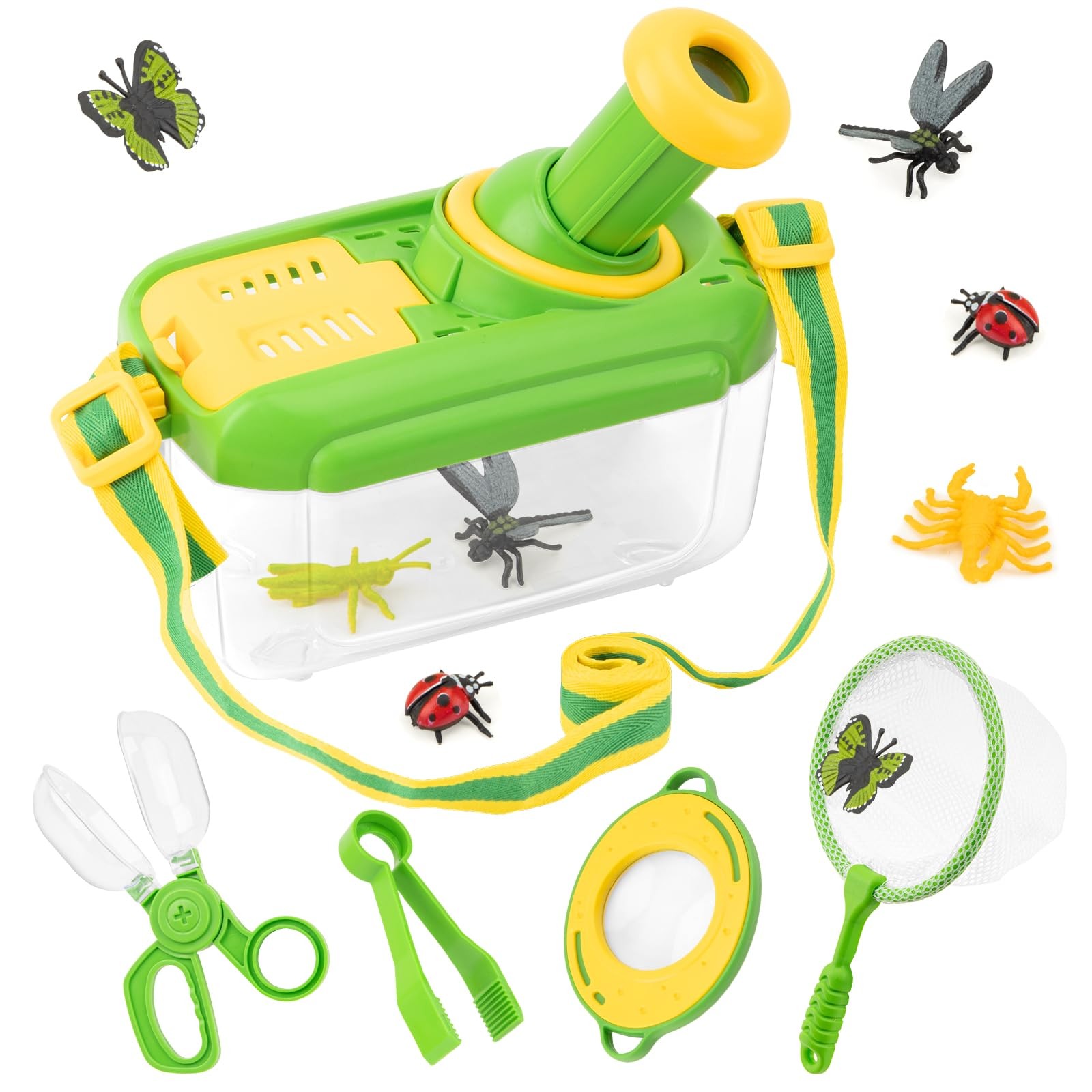 Explorer Set for Kids Ages 4 and Up, Explorer Set with Insect Observation Box, Magnifier…