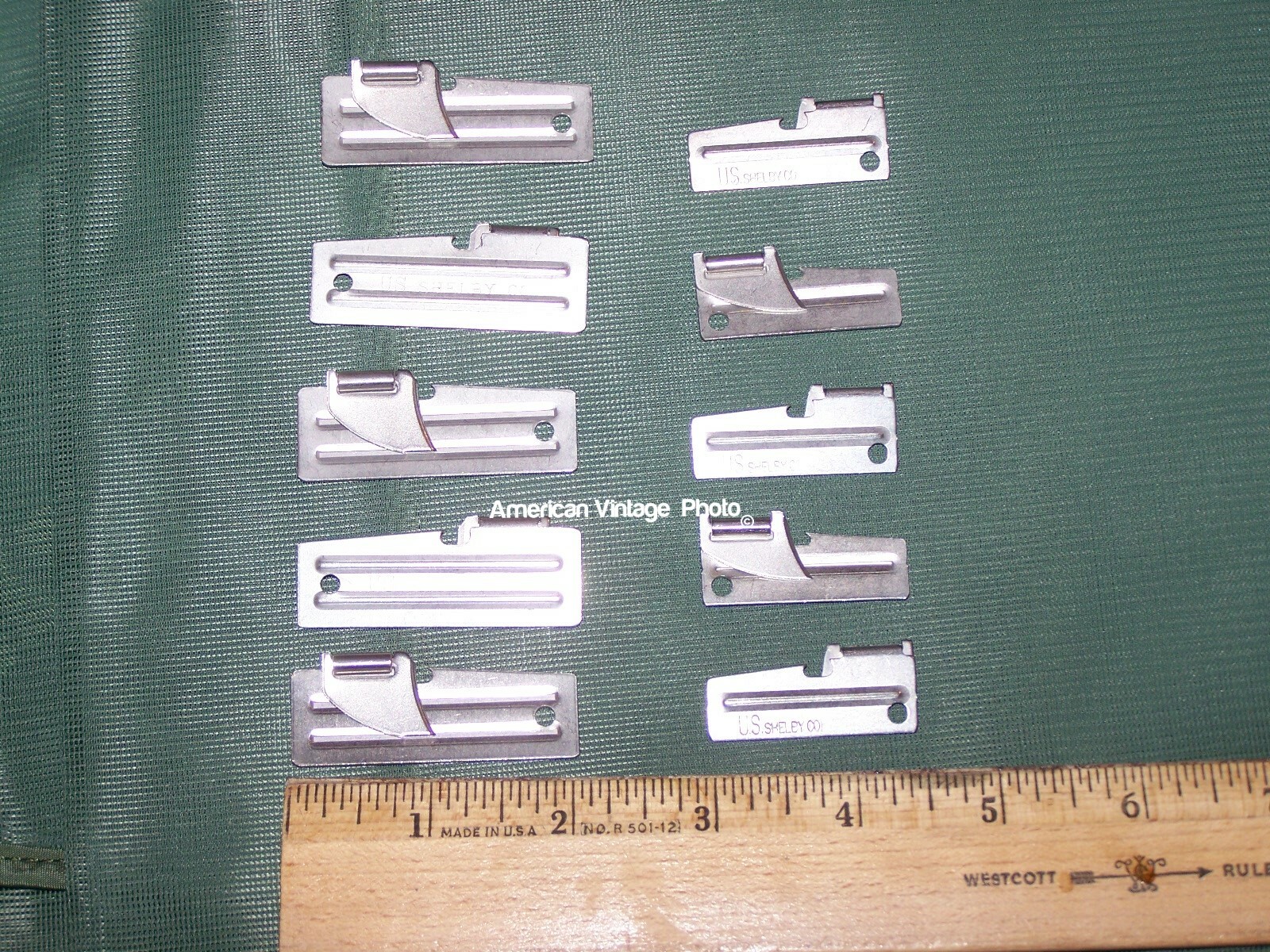 P38 & P51 Can Opener 10 Pack 5 Each Shelby Co USA for Survival Scout Camping