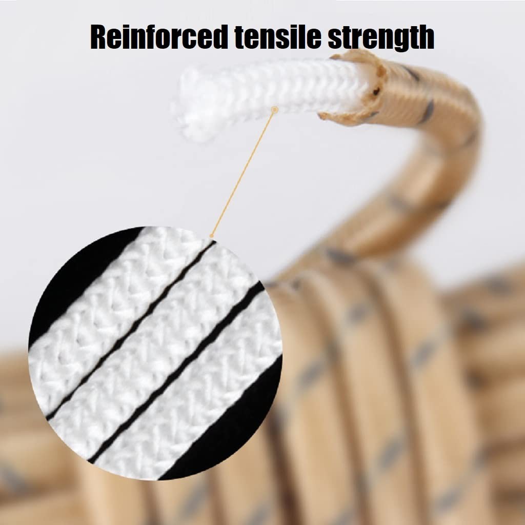 Flowden Tent Wind Ropes with Tensioners Cord Adjuster, 4pcs 13ft Black-4