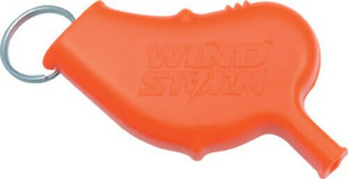 All Weather Safety Whistle Wind Storm Safety Whistle Orange casing. 2 5/8″ overa