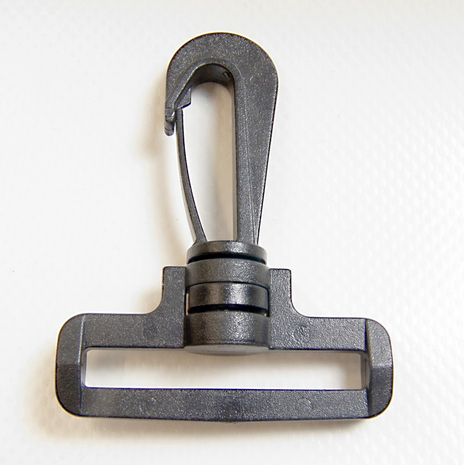 Snap Hook, Black Plastic Swivel Hook, 1.5″ Slot, 10 Pcs. Shipped from The USA!
