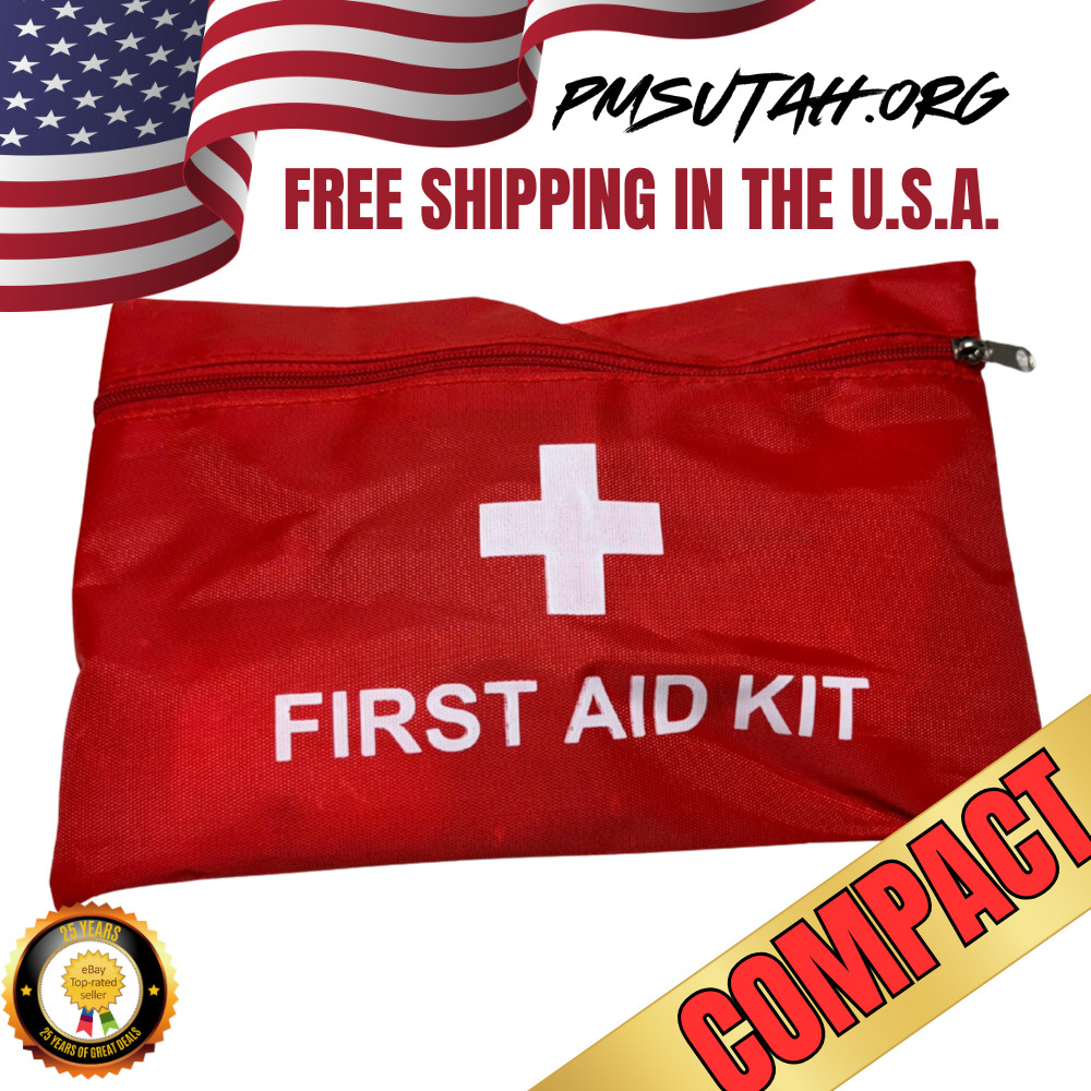 First Aid Kit Med Pack Medical Emergency Trauma Bag Survival Case Pouch Portable