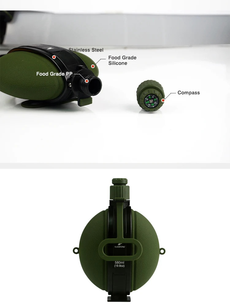 PrepPro Explorer™ Folding Canteen – 580ml