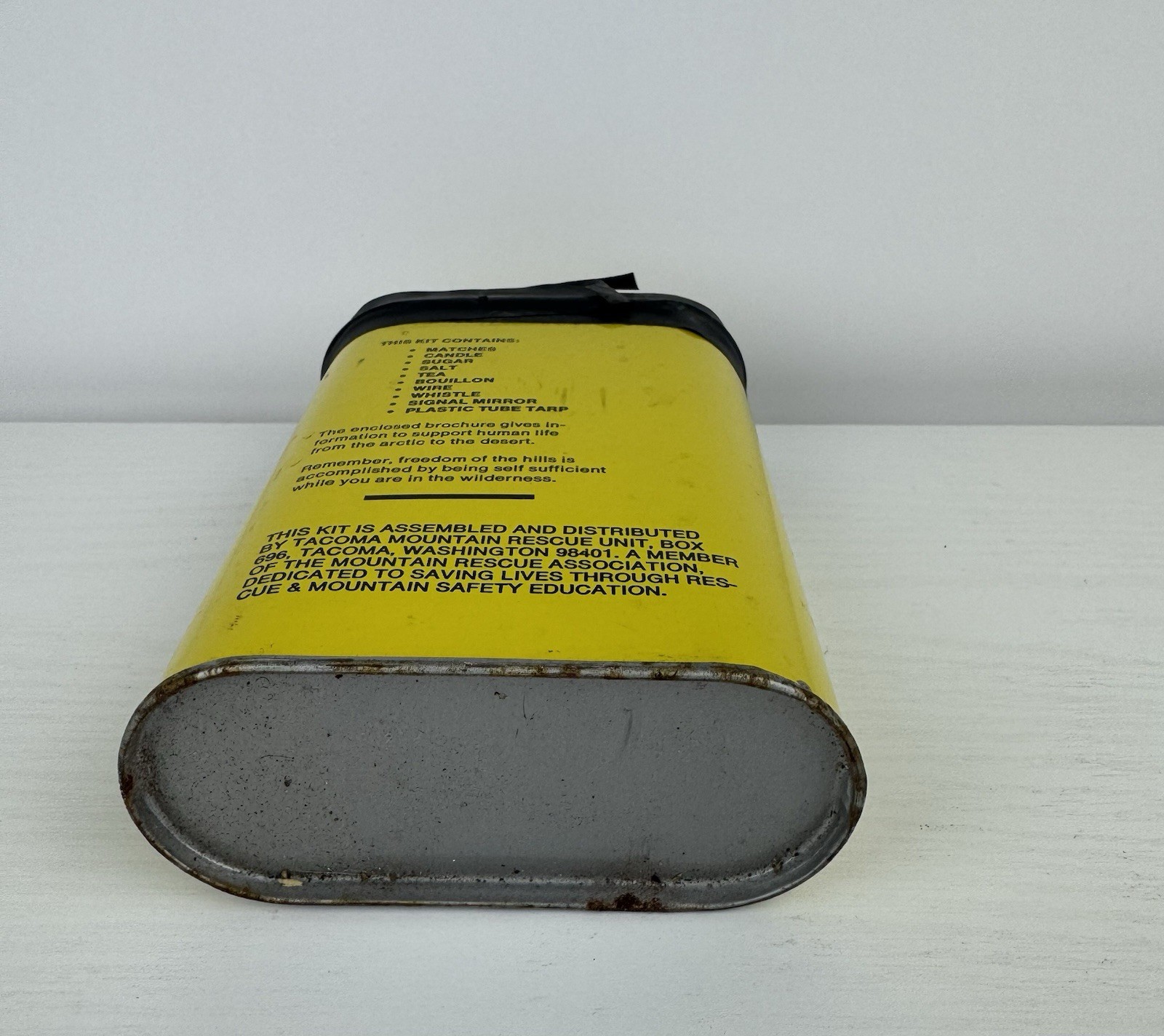 Vintage All Purpose Storm Kit Tacoma Mountain Rescue Camping Emergency Decor 70s