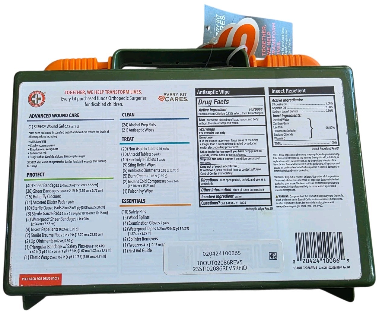Happy Explorer First Aid Kit, 265 Piece Set, Carrying Case