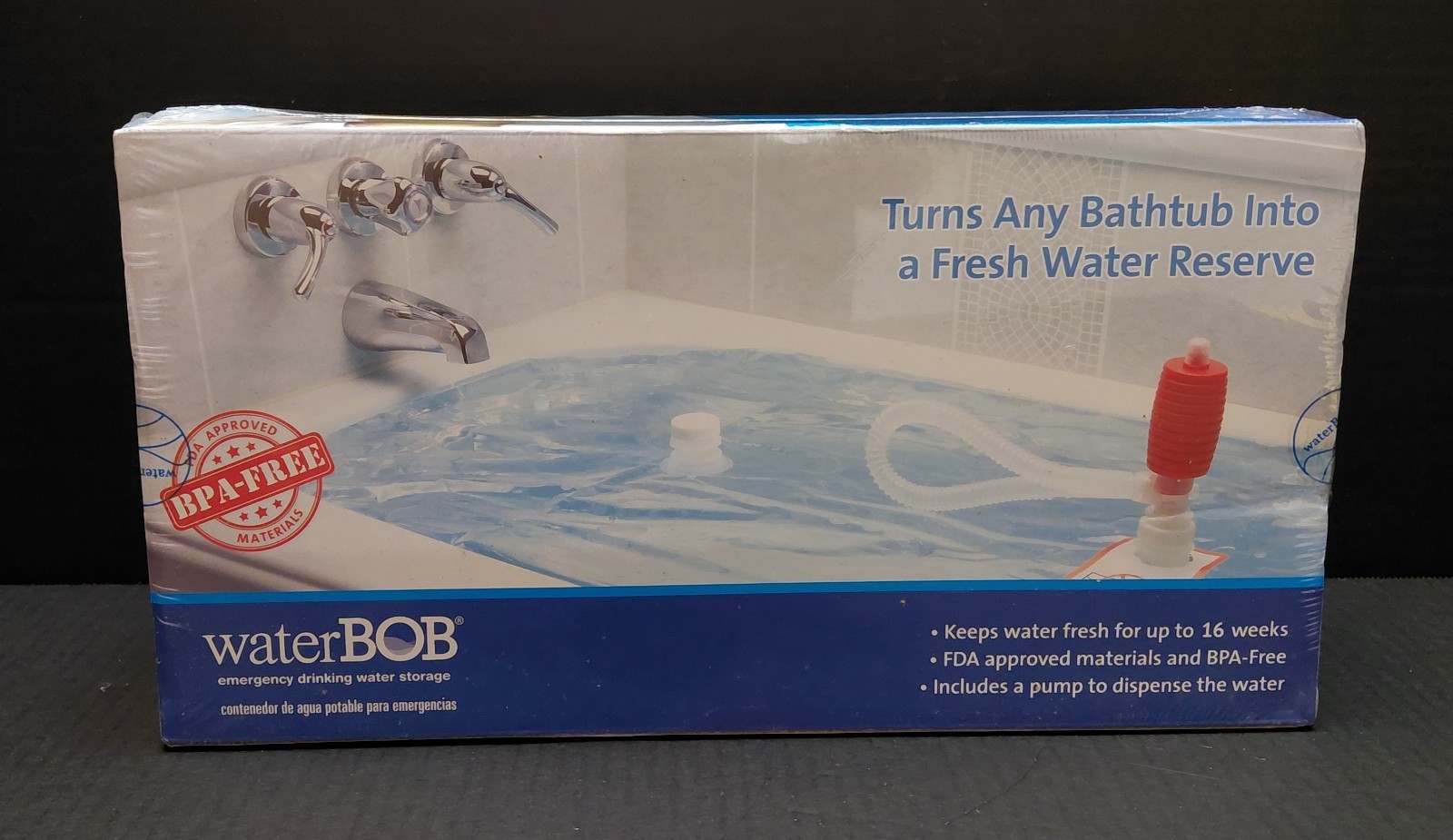 Water BOB Fresh Water Storage – 100 Gallon Emergency Bladder New Factory Sealed